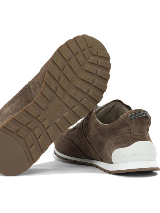 26FW 브루넬로 쿠치넬리 스니커즈 MZSFG3337C9773 BROWN - BRUNELLO CUCINELLI