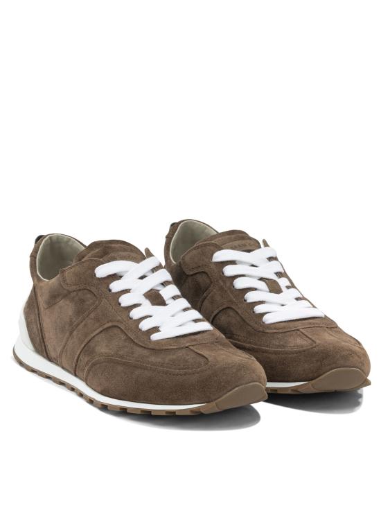 26FW 브루넬로 쿠치넬리 스니커즈 MZSFG3337C9773 BROWN - BRUNELLO CUCINELLI