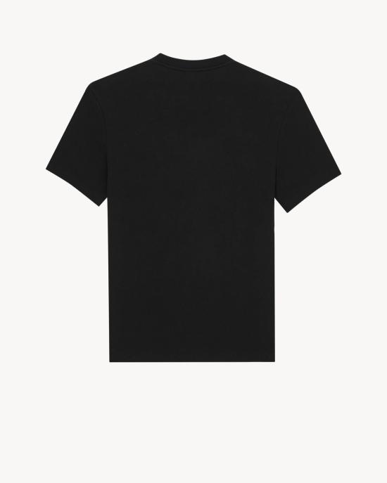 26FW 생로랑 반팔 티셔츠 A001BEY38BD 1000 BLACK - SAINT LAURENT