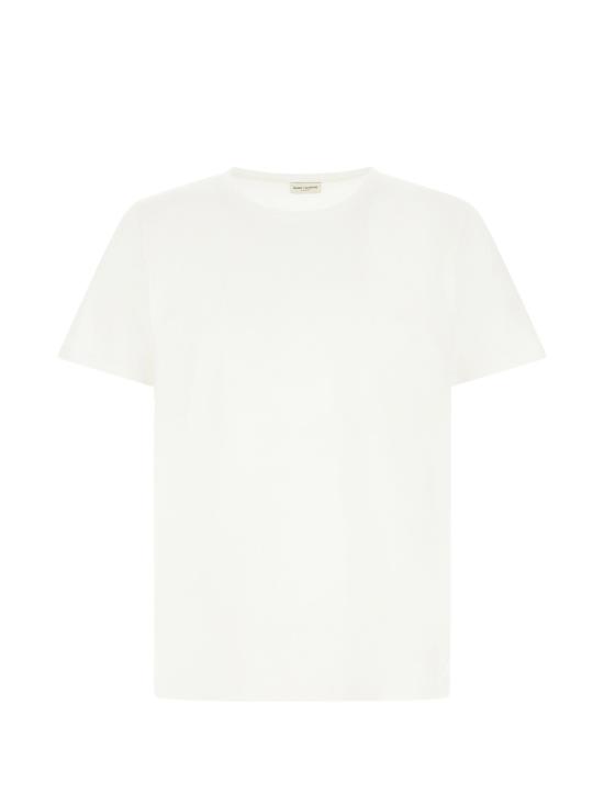 26FW 생로랑 반팔 티셔츠 A001BEY38BD 9000 WHITE