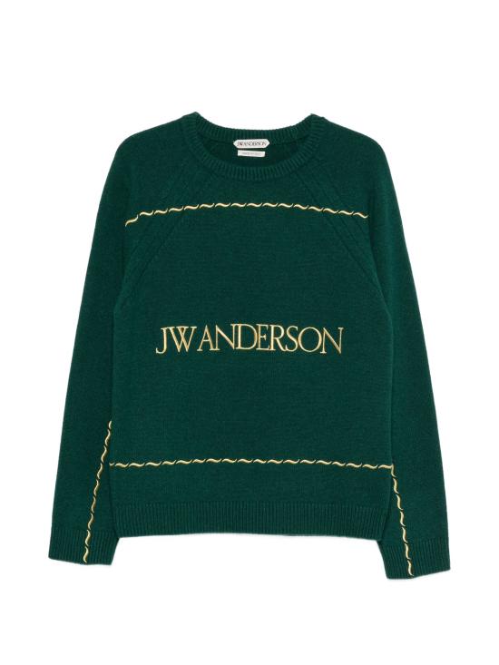 26FW JW앤더슨 스웨터 KW1584YN0471 555 GREEN