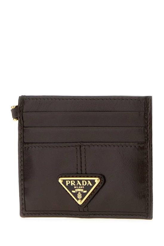26FW 프라다 레더 카드 홀더 레더 카드 홀더 1MC0252CYR F0003 BROWN - PRADA