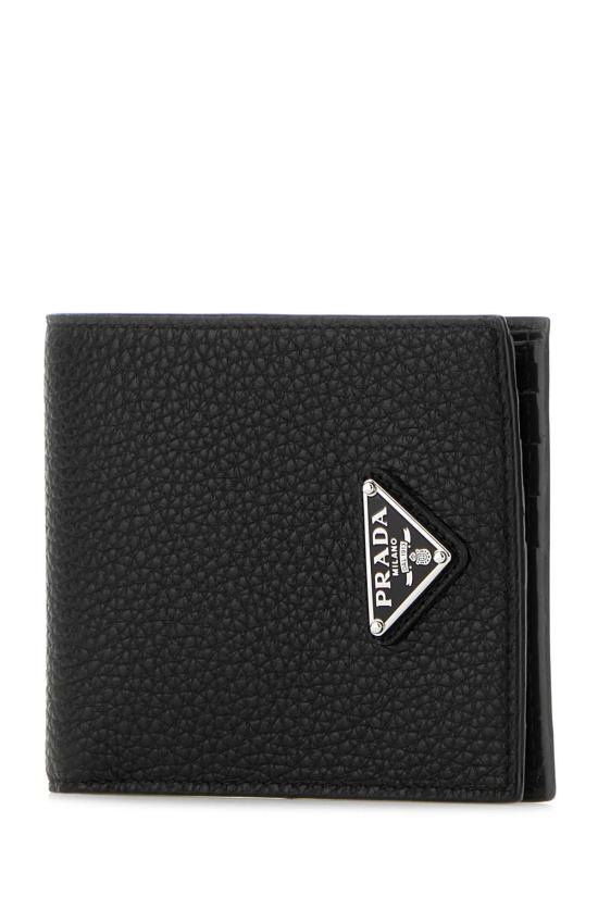 26SS 프라다 앤티크 가죽 반지갑 앤티크 가죽 반지갑 2MO5132E54 F0002 BLACK - PRADA