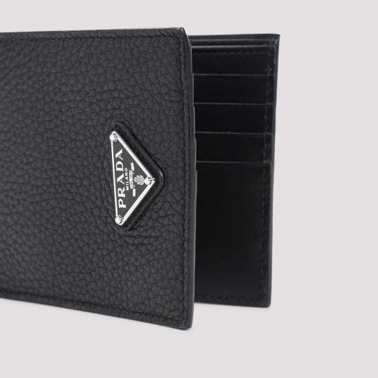 26SS 프라다 앤티크 가죽 반지갑 앤티크 가죽 반지갑 2MO5132E54 F0002 BLACK - PRADA