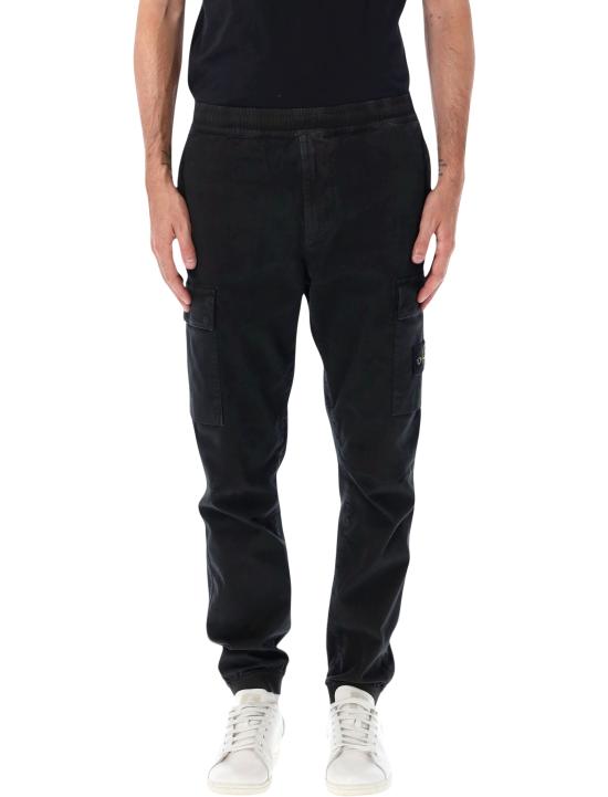26FW 스톤 아일랜드 스트레이트 팬츠 S153100033S00L1 V0129 BLACK