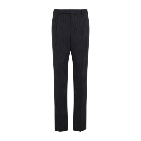 26FW 생로랑 스트레이트 팬츠 870512Y1O24 1161 ANTHRACITE STRIPE