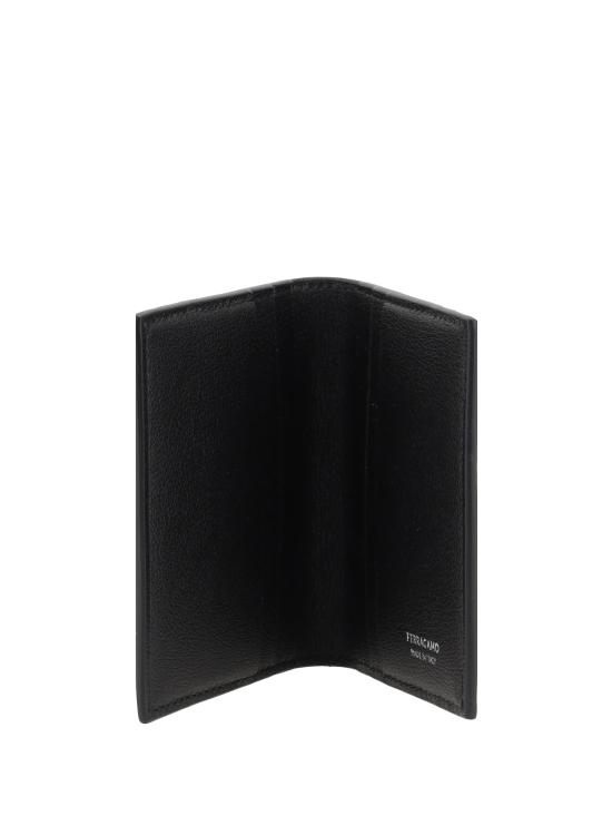 26FW 살바토레 페라가모 모노그램 카드 홀더 780074 001 BLACK - SALVATORE FERRAGAMO