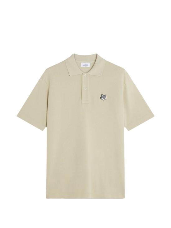 26SS 메종키츠네 폭스 헤드 컴포트 폴로 티셔츠 PM00210KP0001 0450 TEA LEAF