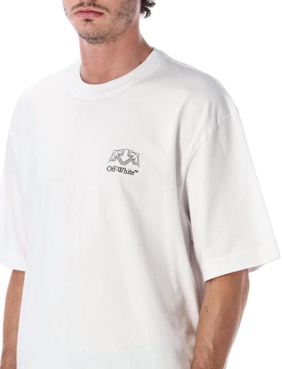 26FW 오프화이트 반팔 티셔츠 OMAA120F26JER01E 100 WHITE - OFF WHITE