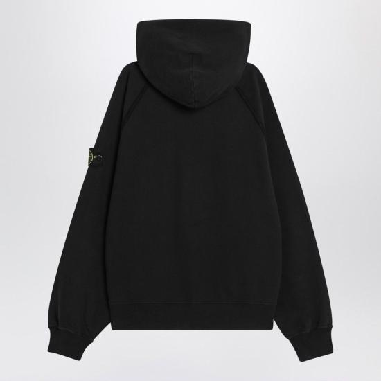 26FW 스톤 아일랜드 후드 티셔츠 S156100023S0A20 V0029 BLACK - STONE ISLAND