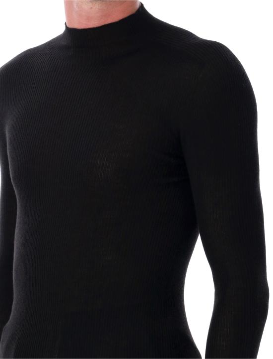 26FW 릭 오웬스 스웨터 RU02F4638RIBM 09 BLACK - RICK OWENS