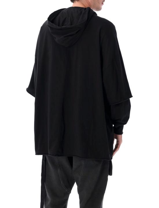 26FW 릭 오웬스 후드 티셔츠 DU02F6271RN 09 BLACK - RICK OWENS