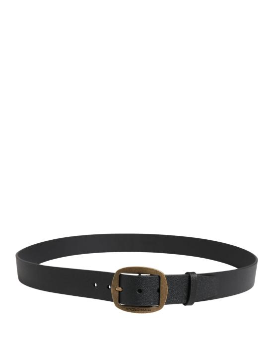  돌체앤가바나 가죽 벨트 BEL9708 BLACK - DOLCE & GABBANA