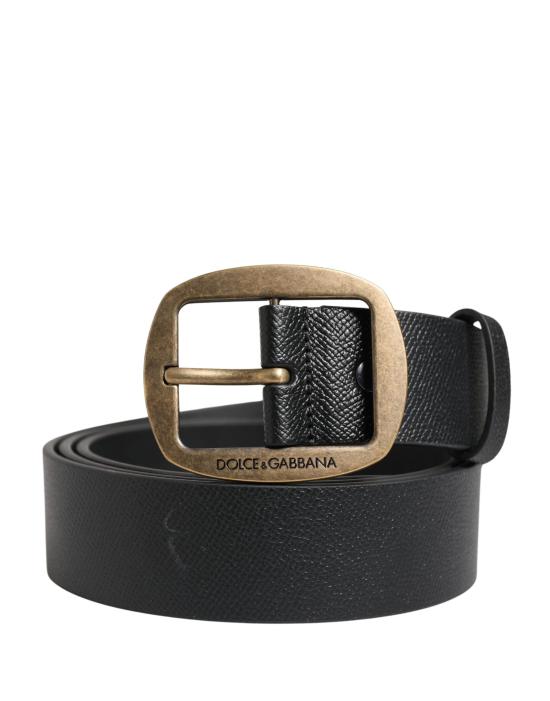  돌체앤가바나 가죽 벨트 BEL9708 BLACK - DOLCE & GABBANA