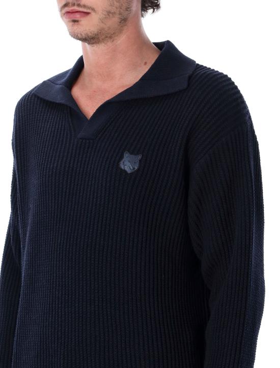 26SS 메종키츠네 스웨터 QM00202KT1189 0413 CLASSIC NAVY - MAISON KITSUNE