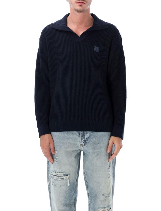26SS 메종키츠네 스웨터 QM00202KT1189 0413 CLASSIC NAVY