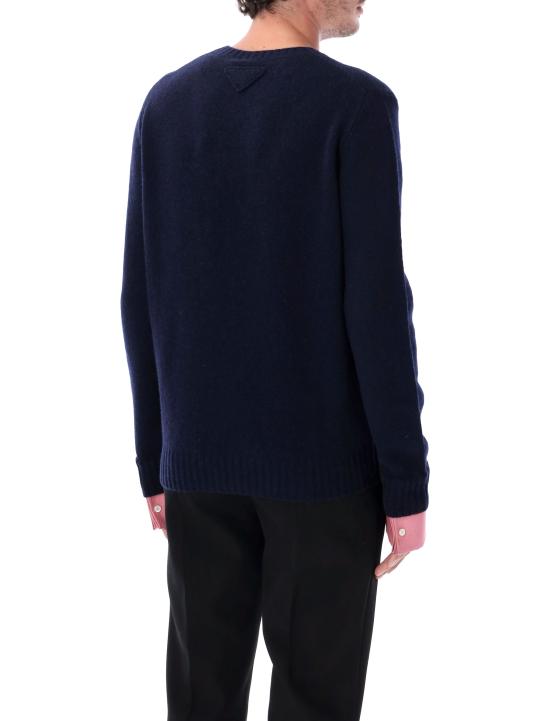 26FW 프라다 스웨터 UMF353198K F0008 BLUE - PRADA