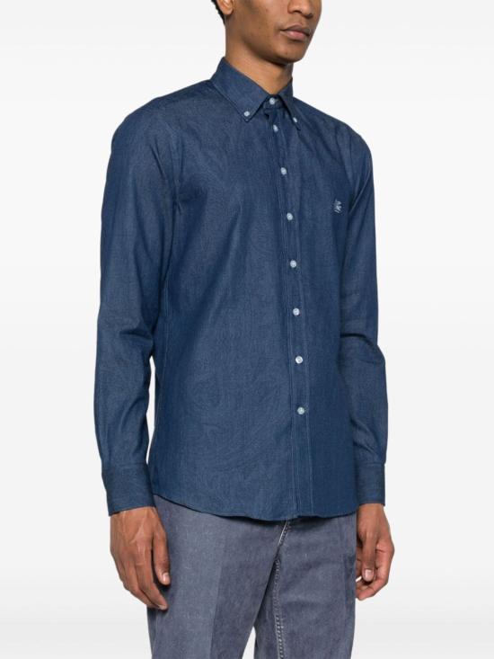 26FW 에트로 긴팔 셔츠 MRIB000499SA531X0883 BLUE - ETRO