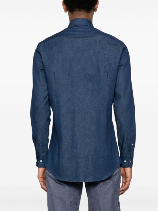 26FW 에트로 긴팔 셔츠 MRIB000499SA531X0883 BLUE - ETRO
