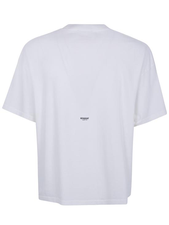 26FW 리프레젠트 반팔 티셔츠 OCM100042 FLAT WHITE - REPRESENT