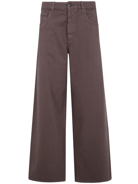 26FW 브루넬로 쿠치넬리 스트레이트 팬츠 M0H81P4075 C832 BROWN