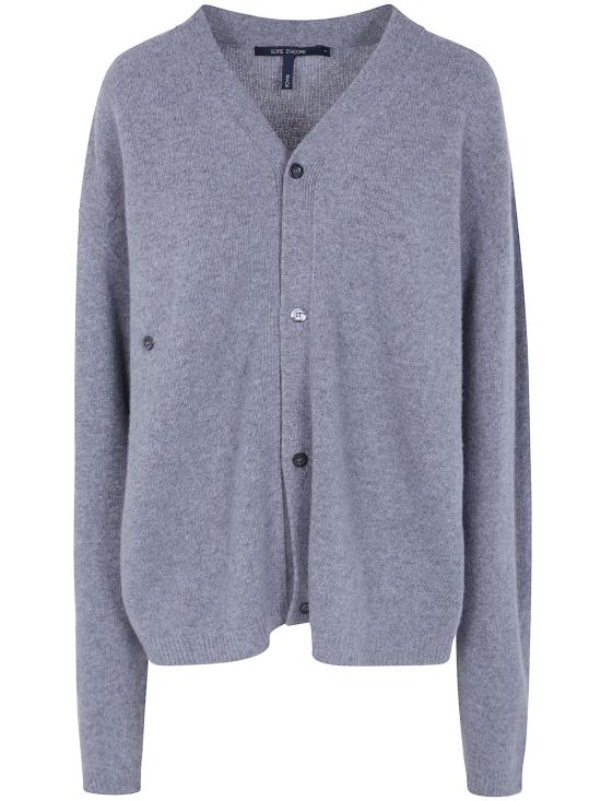 26FW 소피 드후레 가디건 W26MEROEYCOM04 KNIT GREY