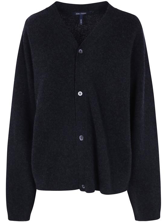 26FW 소피 드후레 가디건 W26MEROEYCOM03 KNIT GREY