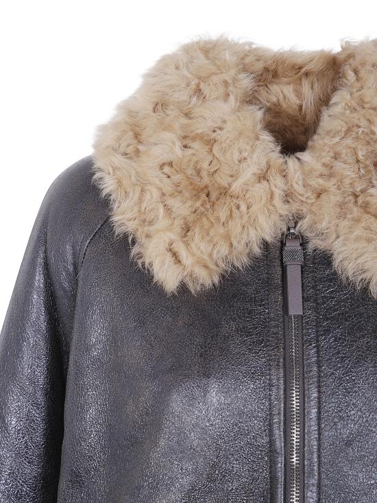 26FW 브루넬로 쿠치넬리 가죽 자켓 MPMMA7564 C9998 BROWN - BRUNELLO CUCINELLI