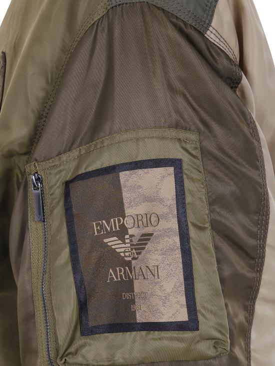 26FW 엠포리오 아르마니 봄버 자켓 EM006749AF29161 M7291 BROWN - EMPORIO ARMANI