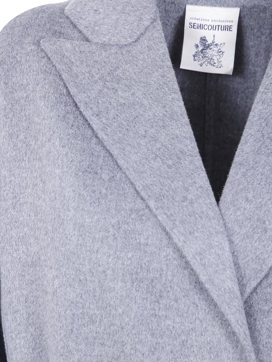 26FW 세미쿠튀르 코트 Y6WV08 Y471 GREY - SEMI-COUTURE