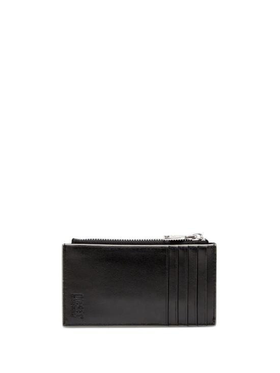 26FW 디젤 1DR 로고 메탈릭 지퍼 카드 홀더 X10270PS202 H0535 METALLIC - DIESEL