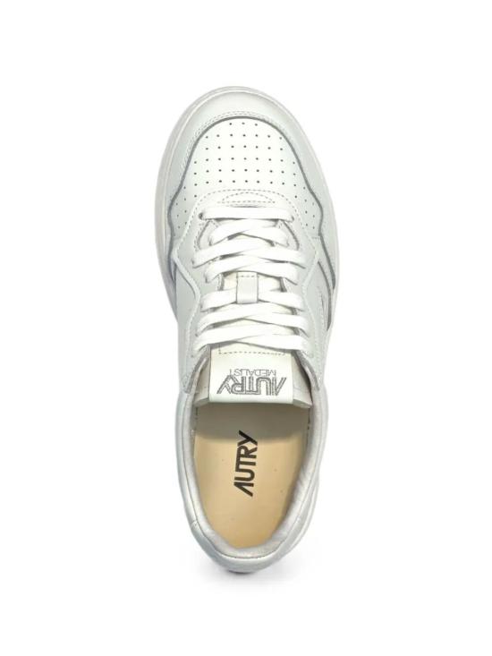 26FW 오트리 메달리스트 로우 레더 스니커즈 AULWML08 MATCH WHITE - AUTRY