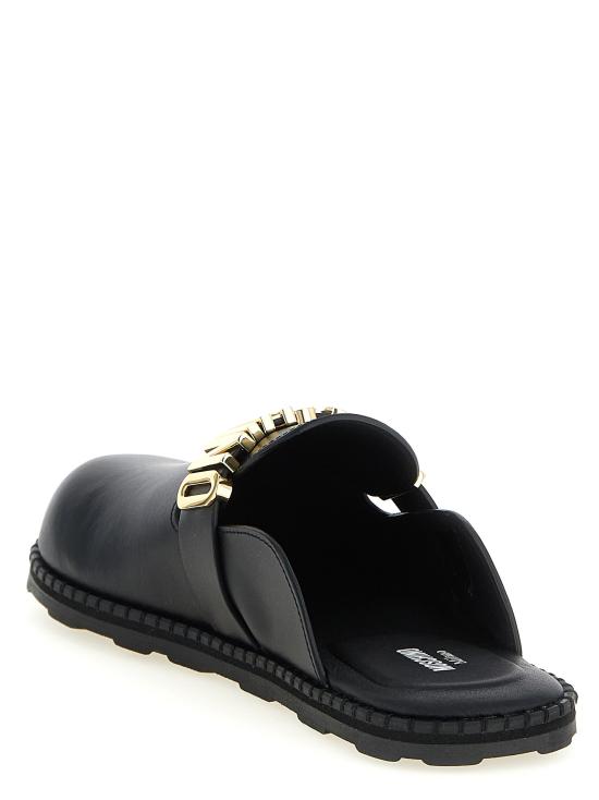 26SS 모스키노 뮬/슬리퍼 MO331148BM BLACK - MOSCHINO