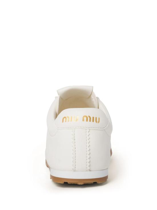 26FW 미우미우 플룸 블리치 스니커즈 5E114E038 F0304 IVORY - MIU MIU