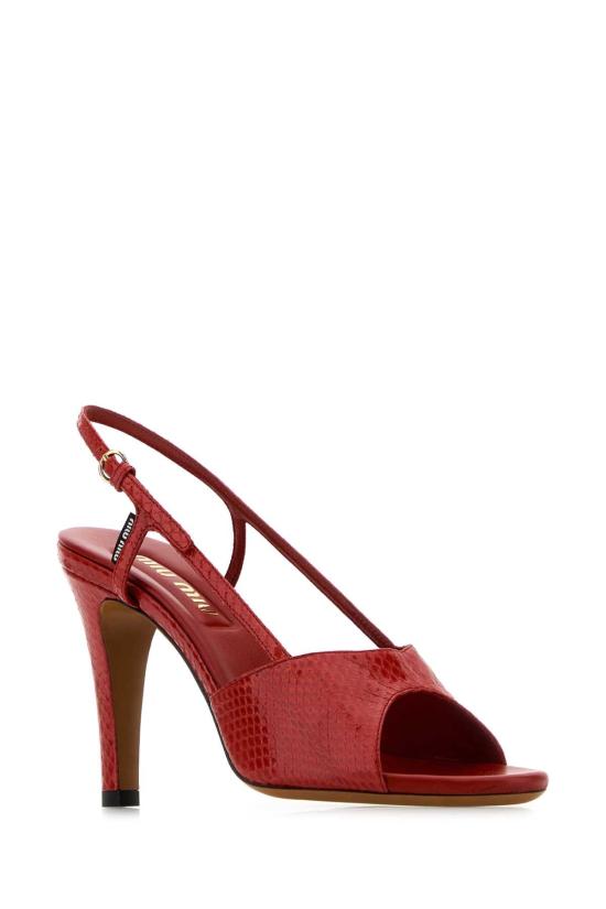 26SS 미우미우 샌들 5X547EF0850XP F0011 RED - MIU MIU