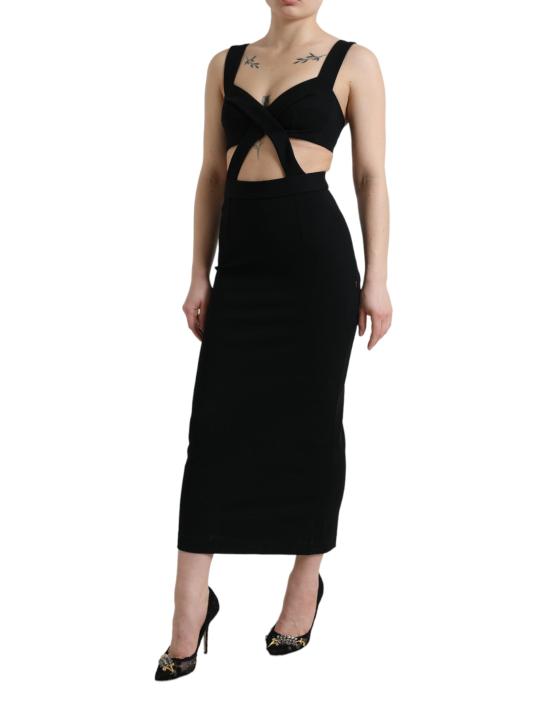  돌체앤가바나 롱 원피스 DR28934 BLACK - DOLCE & GABBANA
