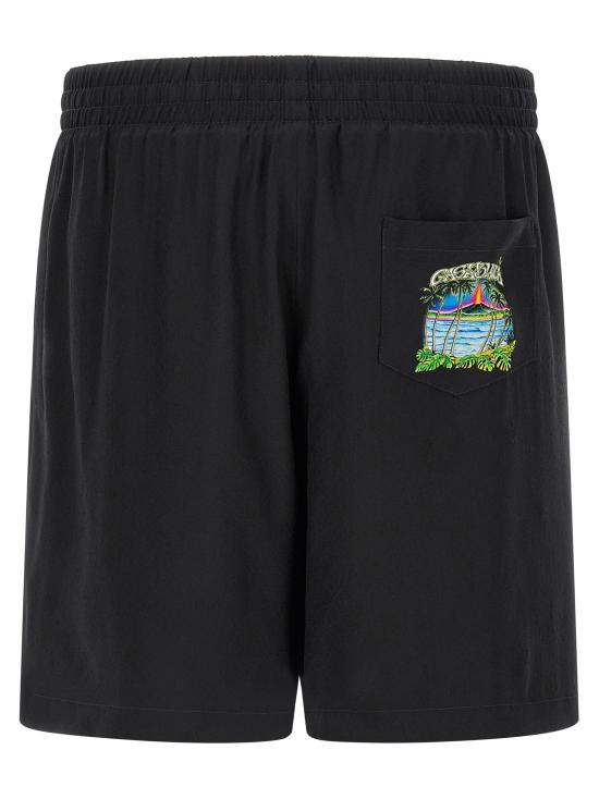 26SS 카사블랑카 숏팬츠 CA328805BM BLACK - CASABLANCA