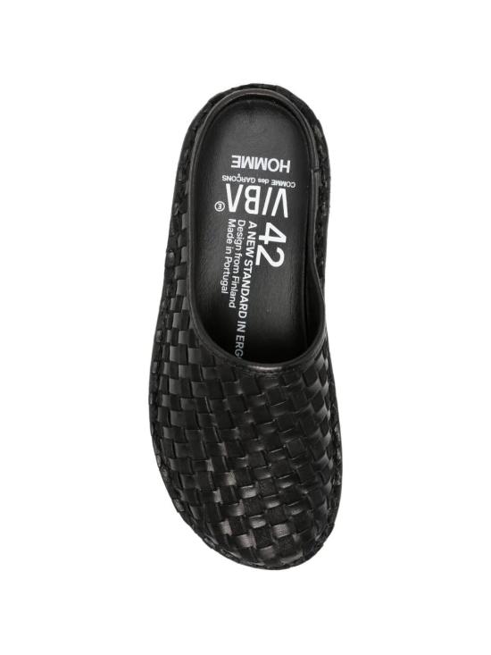 26SS 꼼데가르송 뮬/슬리퍼 HQK105 BLACK - COMME DES GARCONS