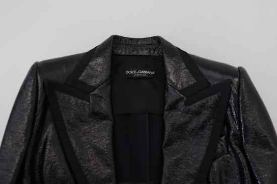  돌체앤가바나 가죽 자켓 JKT3489 BLACK - DOLCE & GABBANA