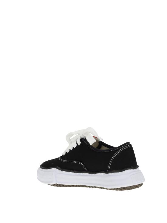 26SS 메종 미하라 야스히로 베이커 OG 솔 캔버스 로우 컷 A02FW704 BLACK - MAISON MIHARA YASUHIRO