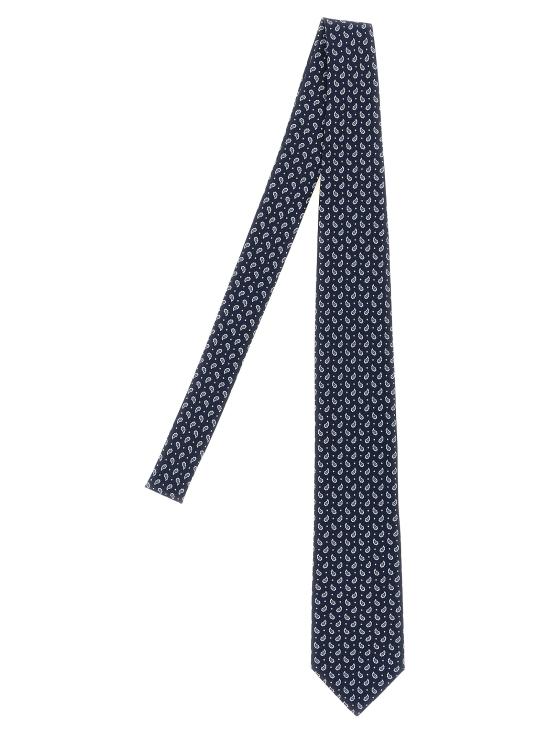 26FW 브리오니 넥타이 O61D00OE4674049 Blue
