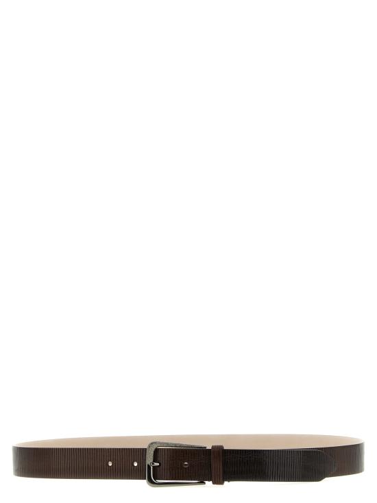  브루넬로 쿠치넬리 벨트 BR332542BM BROWN