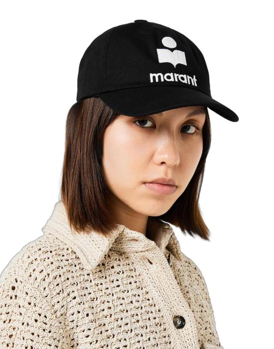 26FW 이자벨마랑 TYRON 타이론 로고 볼캡 CQ001XFBA3C05A23A BLACK - ISABEL MARANT