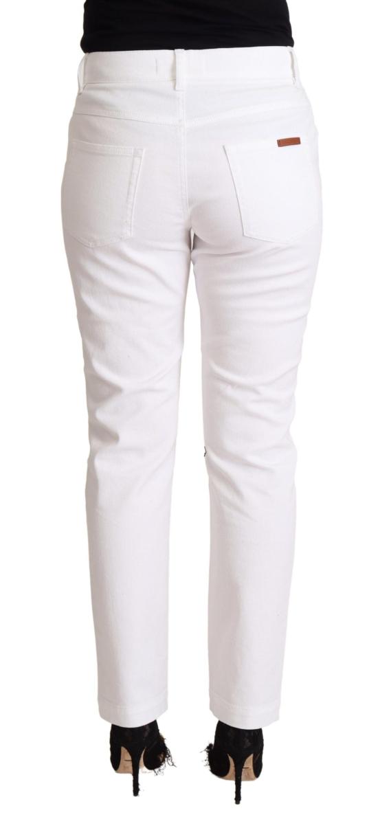  돌체앤가바나 스트레이트 팬츠 PAN72815 WHITE - DOLCE & GABBANA