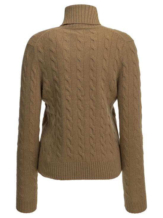 26FW 폴로 랄프로렌 울 캐시미어 케이블 니트 터틀넥 211888686006COLLECTION CAMEL Beige - POLO RALPH LAUREN