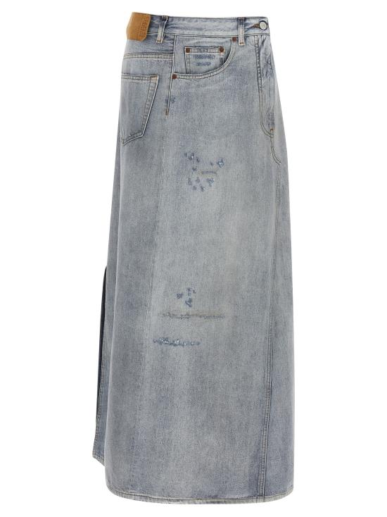 26SS MM6 메종마르지엘라 데님 스커트 MM326261BM BLUE
