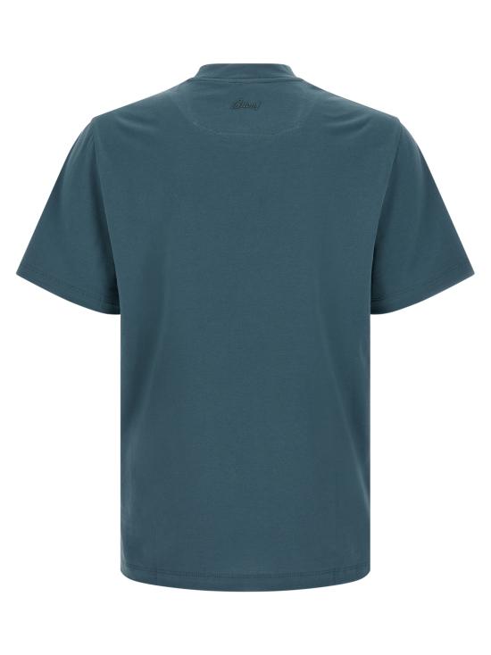 26FW 브리오니 반팔 티셔츠 UJWI0LOE6014444 Blue - BRIONI