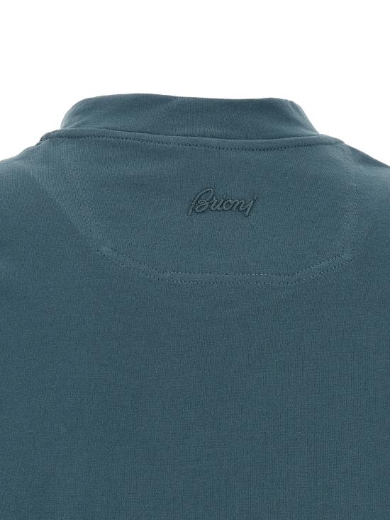 26FW 브리오니 반팔 티셔츠 UJWI0LOE6014444 Blue - BRIONI