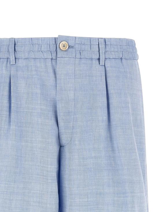 26SS 브루넬로 쿠치넬리 숏팬츠 BR338077BM BLUE - BRUNELLO CUCINELLI