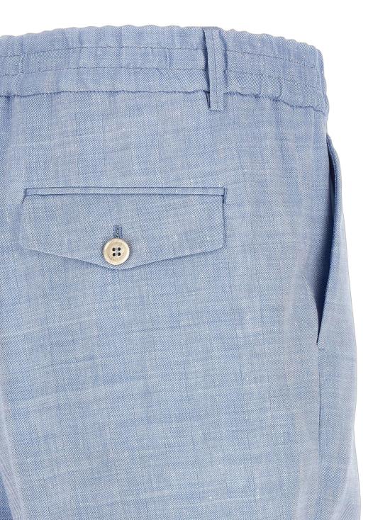 26SS 브루넬로 쿠치넬리 숏팬츠 BR338077BM BLUE - BRUNELLO CUCINELLI